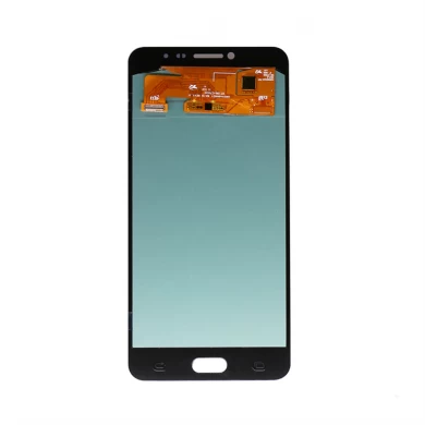 Yedek LCD Ekran Dokunmatik Sayısallaştırıcı Meclisi Samsung Galaxy C7 C700 LCD 5.7 "Siyah OEM OLED