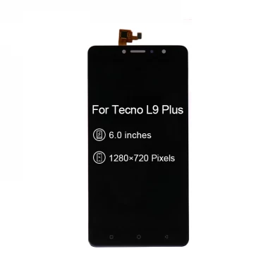 TECNO L9 플러스 L8 Plus LCD 디스플레이 디지타이저 어셈블리 용 대체 LCD 터치 스크린