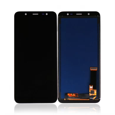 استبدال الهاتف المحمول شاشة LCD تعمل باللمس محول الأرقام الجمعية لسامسونج غالاكسي J8 LCD 6.0 "أسود OEM TFT