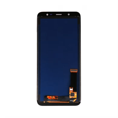 Замена мобильного телефона ЖК-дисплей Сенсорный дигитайзер Узел для Samsung Galaxy J8 LCD 6.0 "Black OEM TFT
