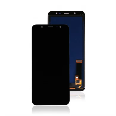 교체 휴대 전화 LCD 디스플레이 터치 디지타이저 조립품 삼성 갤럭시 J8 LCD 6.0 "블랙 OEM TFT