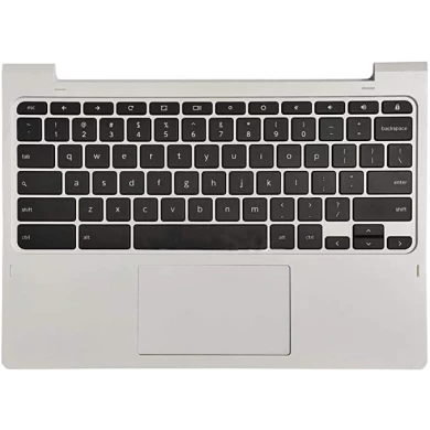 Replacement for Lenovo C330 Chromebook Laptop Upper Case Palmrest Keyboard Touchpad Assembly Part 5CB0S72816 Top Cover White