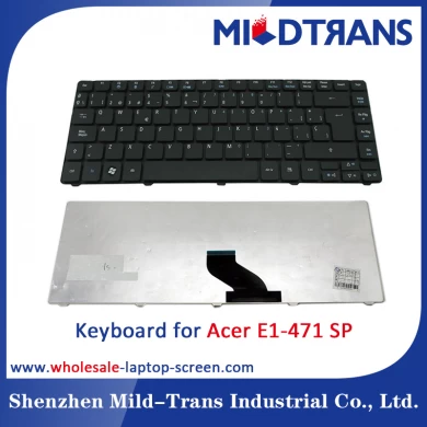Teclado del ordenador portátil del SP para Acer E1-471