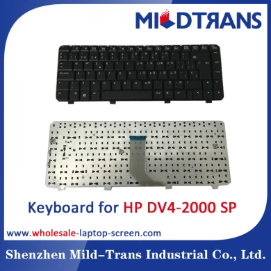 Teclado do portátil do SP para o HP dv4-2000