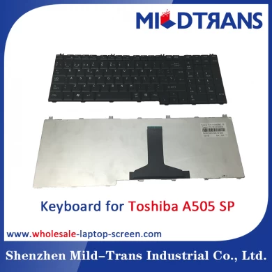 Teclado del ordenador portátil del SP para Toshiba A505