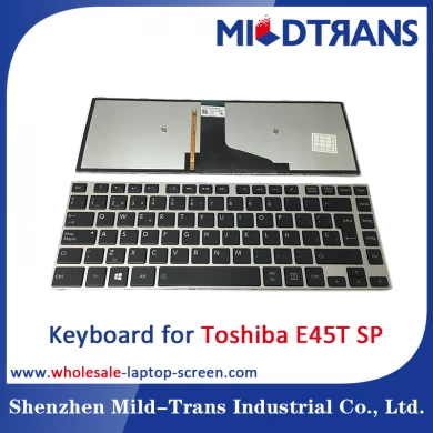 Teclado do portátil de SP para Toshiba E45T