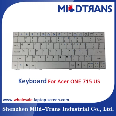US Laptop Keyboard FOR Acer one 715