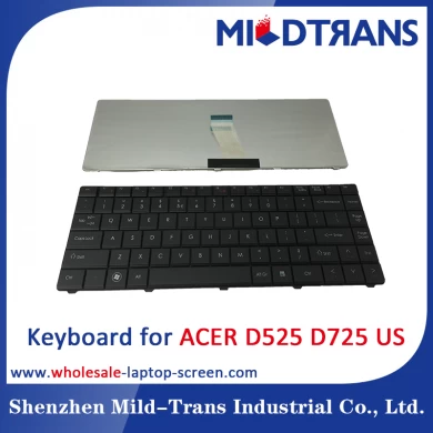 Teclado do portátil dos e.u. para Acer D525 D725