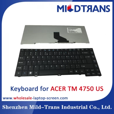 Teclado do portátil dos e.u. para Acer TM 4750