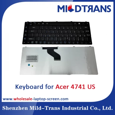 US Laptop Keyboard for Acer 4741