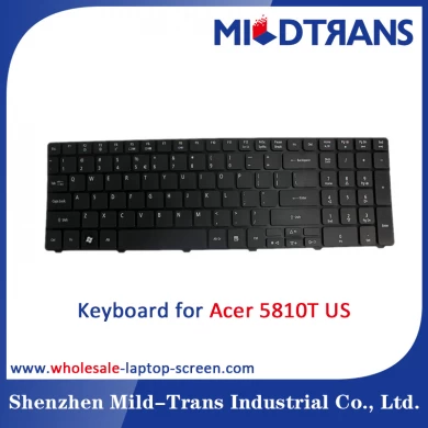 Clavier d'ordinateur portatif des USA pour Acer 5810