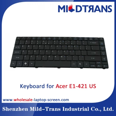 Teclado del ordenador portátil de los e.e.u.u. para Acer E1-421