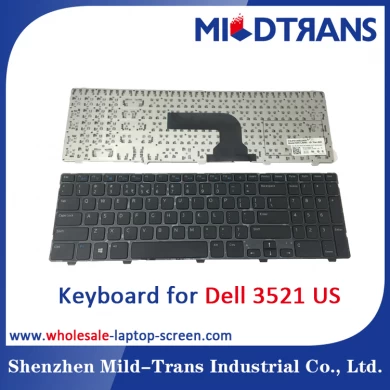 Dell 3521 için ABD Laptop klavye