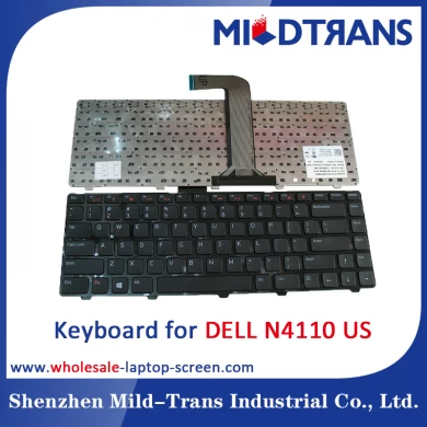 Tastiera degli Stati Uniti del computer portatile per Dell N4110