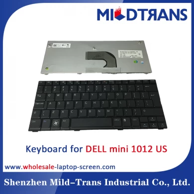 Teclado del ordenador portátil de los e.e.u.u. para Dell Mini 1012