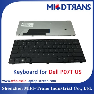Tastiera degli Stati Uniti del computer portatile per Dell P07T
