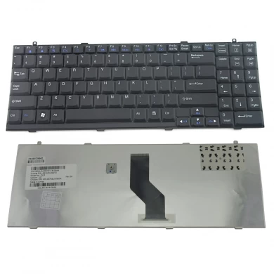 Teclado del ordenador portátil de los e.e.u.u. para LG R580