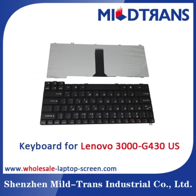 لوحه مفاتيح الكمبيوتر المحمول للولايات الامريكيه لينوفو 3000-G430