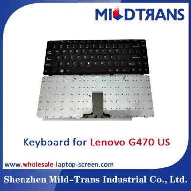 Clavier d'ordinateur portatif des USA pour Lenovo G470