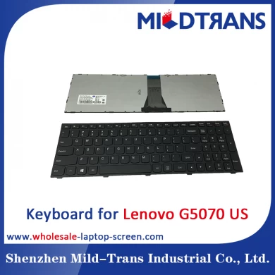 Teclado del ordenador portátil de los e.e.u.u. para Lenovo G5070