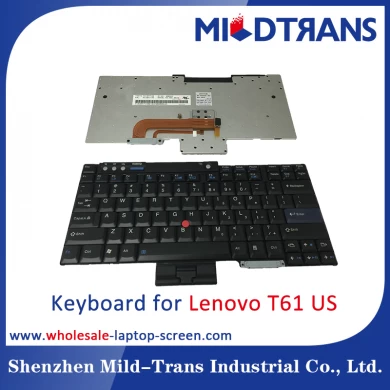 Clavier d'ordinateur portatif des USA pour Lenovo T61