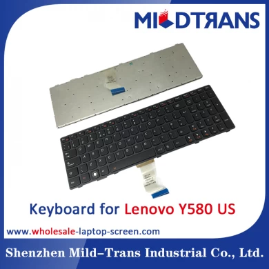 Lenovo Y580 için ABD Laptop klavye