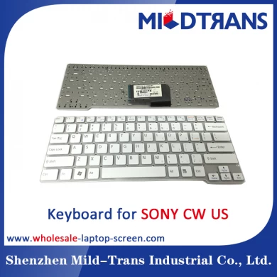Sony CW için ABD Laptop klavye