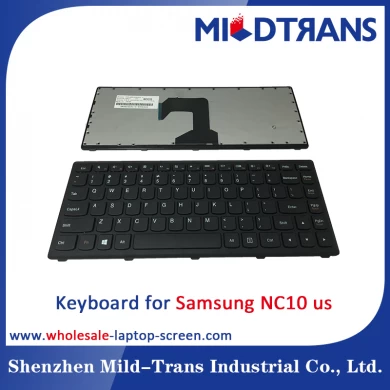 Teclado del ordenador portátil de los e.e.u.u. para Samsung NC10