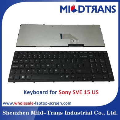 US Laptop Keyboard for Sony SVE 15