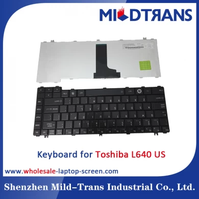 Toshiba L640 için ABD Laptop klavye