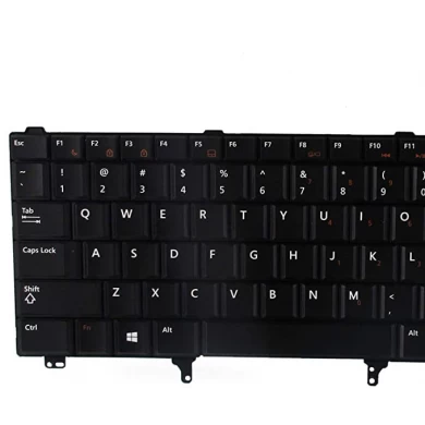 Tastiera di layout degli Stati Uniti senza retroilluminato per Dell Latitude E5420 E5430 E6220 E6320 E6330 E6420 E6430 E6440 Serie E6440 Laptop nero
