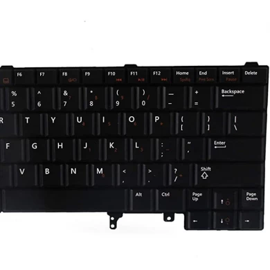 لوحة مفاتيح تخطيط الولايات المتحدة دون الخلفية ل Dell Latitude E5420 E5430 E6220 E6320 E6330 E6420 E6430 E6440 Series Laptop Black