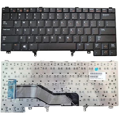 Tastiera di layout degli Stati Uniti senza retroilluminato per Dell Latitude E5420 E5430 E6220 E6320 E6330 E6420 E6430 E6440 Serie E6440 Laptop nero