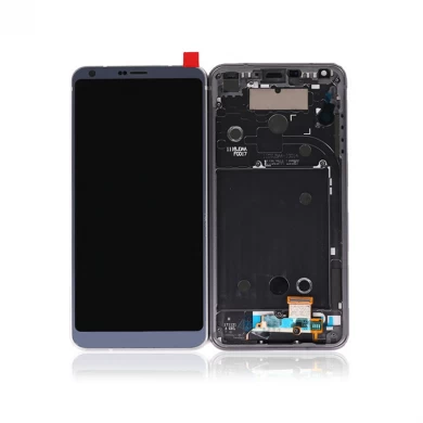 Оптом дисплей для LG G6 ЖК-экран с сенсорным экраном телефона с рамкой черный / белый