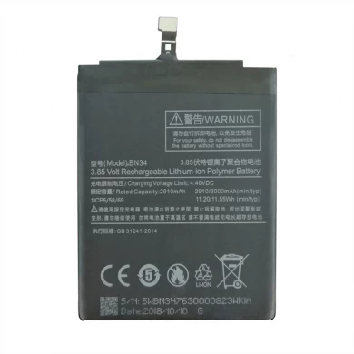 Оптовая для Xiaomi Redmi 5A батарея 2910 мАч новая замена батареи BN34 2910 мАч 3.85V аккумулятор