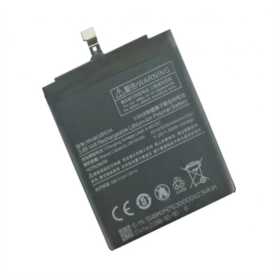 Оптовая для Xiaomi Redmi 5A батарея 2910 мАч новая замена батареи BN34 2910 мАч 3.85V аккумулятор