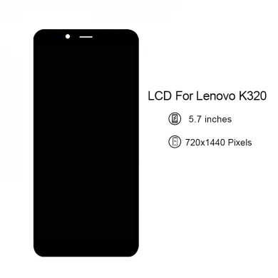 Wholesale LCD Display Touch Screen Digitizer Montagem de Telefone Móvel para Lenovo K320 LCD
