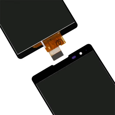 Toptan LG Stylus 3 LS777 M400 için LCD Dokunmatik Ekran Digitizer Meclisi Çerçeve Ile