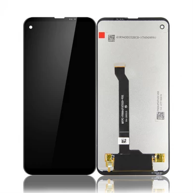 Wholesale Teléfono Móvil LCD con Mensaje de marco Montaje digitalizador de pantalla táctil para LG Q70
