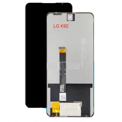 LG K92에 대 한 프레임 LCD 터치 스크린 디지타이저 디스플레이와 도매 휴대 전화 터치 패널