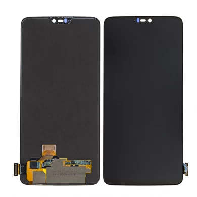 Toptan OnePlus 6 A6000 A6003 OLED Dokunmatik Ekran LCD Ekran Montaj Digitizer
