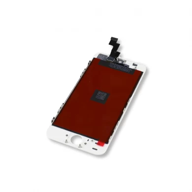 Vente en gros écran LCD Tianma pour l'affichage LCD iPhone 5S avec écran tactile de numériseur d'écran blanc