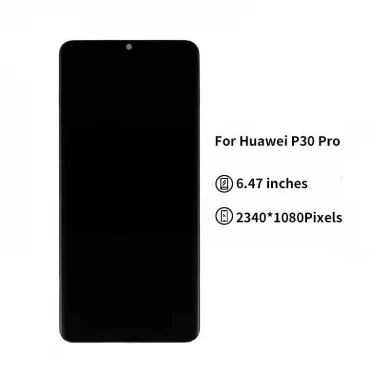 Whoselase Phone Lcd Display Touch Screen Digitizer Assembly For Huawei P30 Pro Lcd  Black