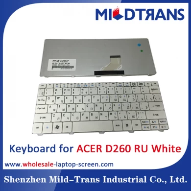 エイサー D260 RU ホワイトのためのラップトップのキーボード