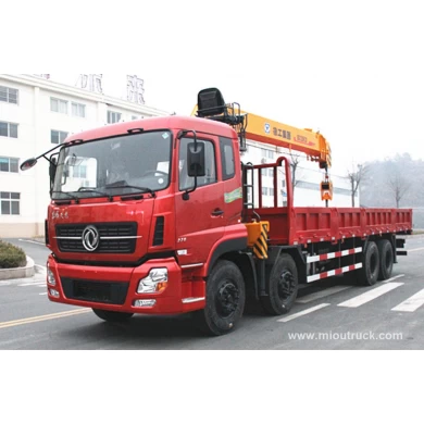 Nhãn hiệu Dongfeng 16ton 8x4 xe tải telescopic boom cần cẩu xe tải gắn cẩu mới có để bán