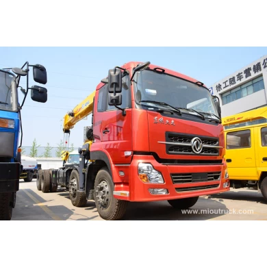 Brand new Dongfeng 16ton 8x4 lança telescópica montado caminhão guindaste do caminhão com guindaste para venda