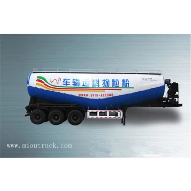 China 3 Axles powder material bulk cement transport tanker truck semi-trailer