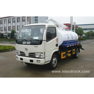 China Dongfeng 5000 Liters  DLK 4*2 fecal suction truck good quality for sale