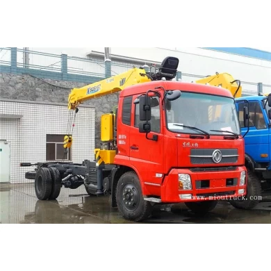 중국 공장 도매 가격 6.3 톤 트럭 탑재 크레인