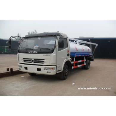 China famous brand Dongfeng 4x2 sewage suction truck fecal suction truck